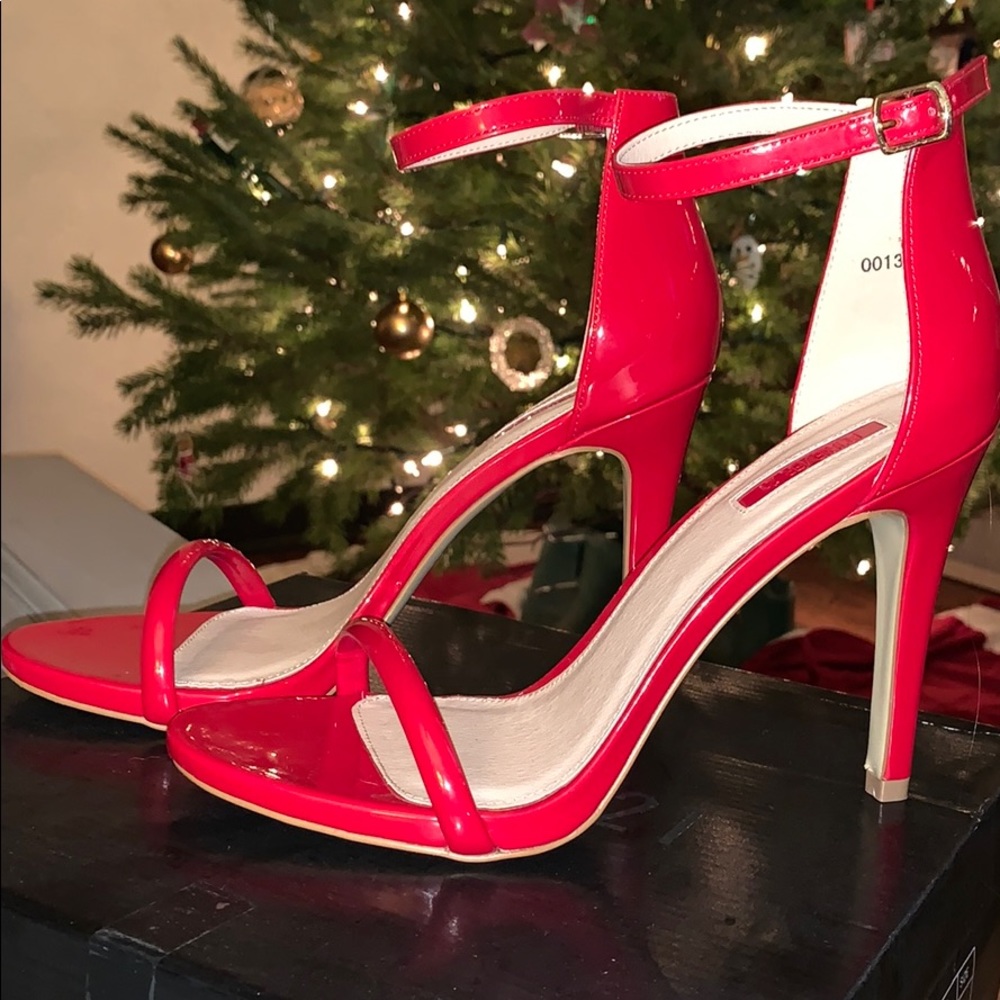 Red Forever21 Heels